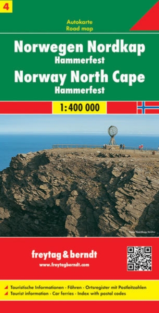 Bild zu Norwegen Nordkap - Hammerfest, Autokarte 1:400.000. 1:400'000