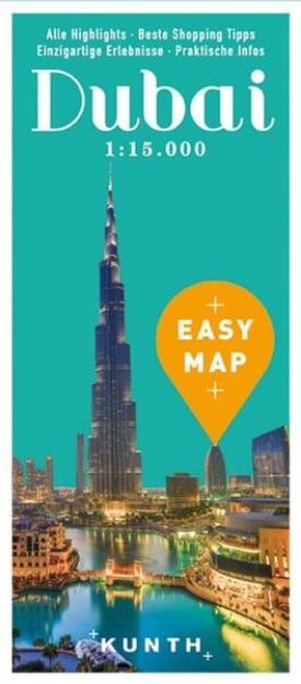 Bild zu KUNTH EASY MAP Dubai 1:15.000. 1:15'000 von KUNTH Verlag