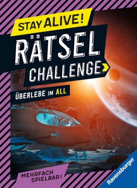 Bild von Ravensburger Stay alive! Rätsel-Challenge - Überlebe im All - Rätselbuch für Gaming-Fans ab 8 Jahren