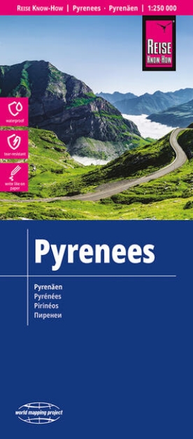 Bild von Reise Know-How Landkarte Pyrenäen / Pyrenees (1:250.000). 1:250'000