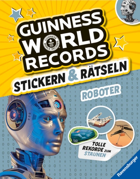 Bild von Guinness World Records Stickern und Rätseln: Roboter