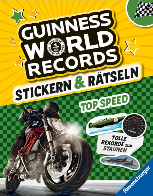 Bild von Guinness World Records Stickern und Rätseln: Top Speed