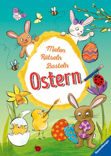 Bild von Malen - Rätseln - Basteln: Ostern