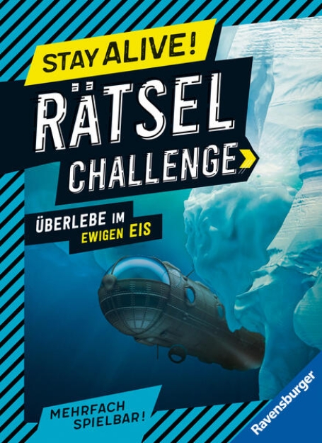 Bild von Ravensburger Stay alive! Rätsel-Challenge - Überlebe im ewigen Eis - Rätselbuch für Gaming-Fans ab 8 Jahren
