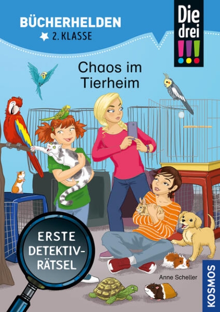 Bild von Die drei !!!, Bücherhelden 2. Klasse, Chaos im Tierheim
