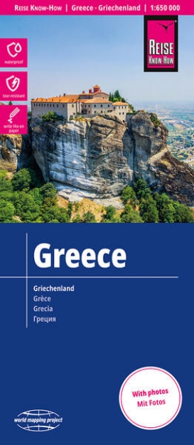 Bild von Reise Know-How Landkarte Griechenland / Greece (1:650.000). 1:650'000