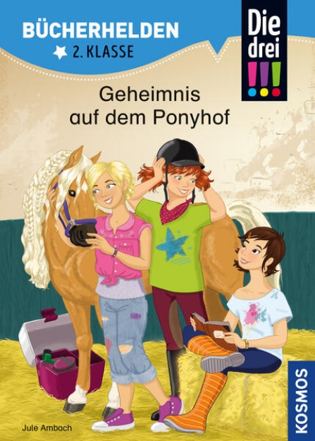 Bild von Die drei !!!, Bücherhelden 2. Klasse, Geheimnis auf dem Ponyhof