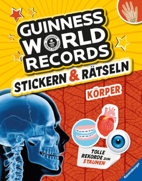 Bild von Guinness World Records Stickern und Rätseln: Körper