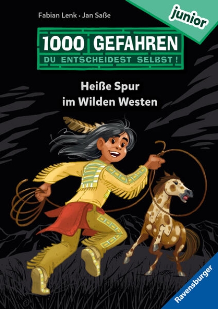 Bild von 1000 Gefahren junior - Heiße Spur im Wilden Westen (Erstlesebuch mit "Entscheide selbst"-Prinzip für Kinder ab 7 Jahren)