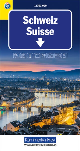 Bild von Schweiz TCS Strassenkarte 1:301 000. 1:301'000