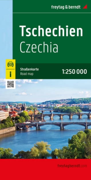 Bild von Tschechien, Straßenkarte 1:250.000, freytag & berndt. 1:250'000