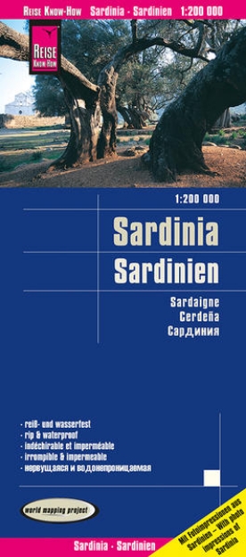 Bild von Reise Know-How Landkarte Sardinien / Sardinia (1:200.000). 1:200'000