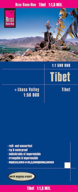 Bild von Reise Know-How Landkarte Tibet (1:1.500.000) und Lhasa-Valley (1:50.000). 1:1'500'000