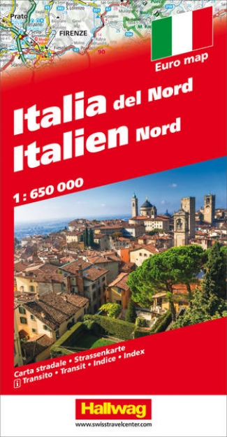 Bild von Italien Nord Strassenkarte 1:650 000. 1:650'000