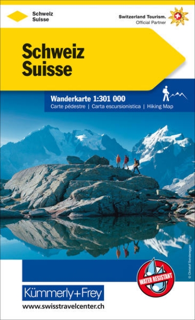 Bild von Schweiz Wanderkarte 1:301 000. 1:301'000