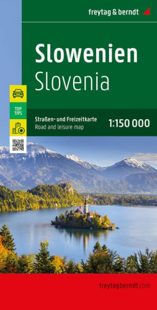 Bild von Slowenien, Straßen- und Freizeitkarte 1:150.000, freytag & berndt. 1:150'000