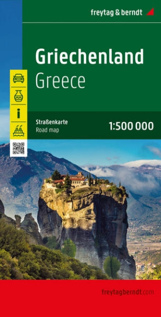 Bild von Griechenland, Straßenkarte 1:500.000, freytag & berndt. 1:500'000