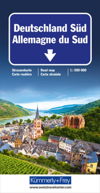 Bild von Deutschland Süd Strassenkarte 1:500 000. 1:500'000