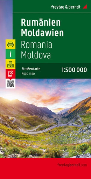 Bild zu Rumänien - Moldawien, Straßenkarte 1:500.000, freytag & berndt. 1:500'000